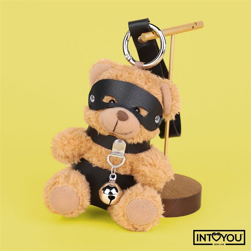 Mimi Keychain BDSM Teddy Bear with Collar and Bell - Image 4