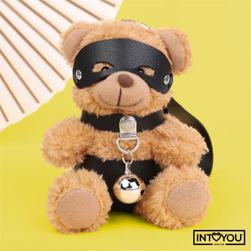 Mimi Keychain BDSM Teddy Bear with Collar and Bell - Image 6