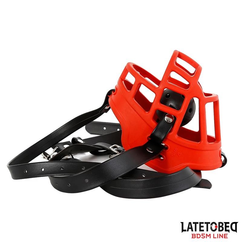 Muzzle with Breathable Gag Ball - Image 8