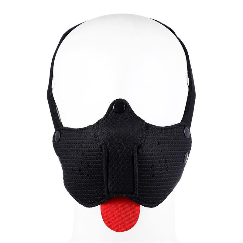 Neoprene Puppy Face Mask Adjustable and Desmontable Black - Image 4
