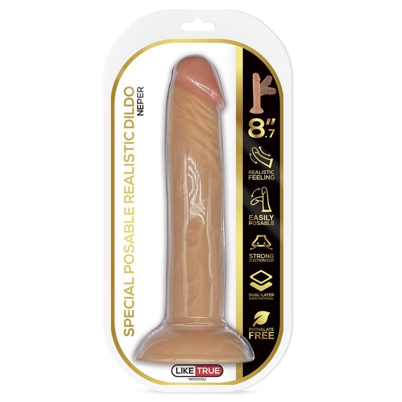 Neper Articulable-Posable Realistic Dildo 8.7 Flesh - Image 7