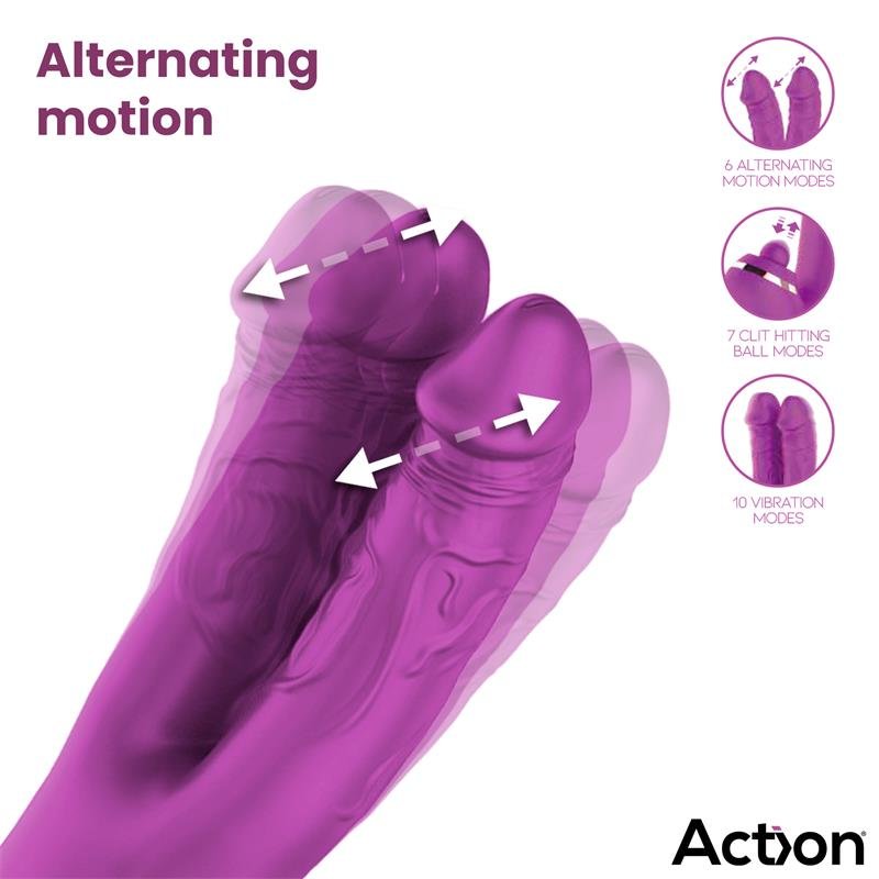 Nico Vibe with Clit Hitting Ball and Alternating Dildos - Image 3