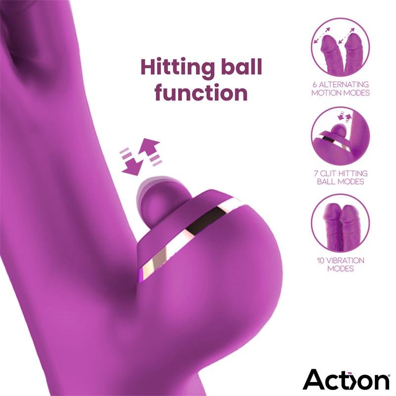 Nico Vibe with Clit Hitting Ball and Alternating Dildos - Image 4