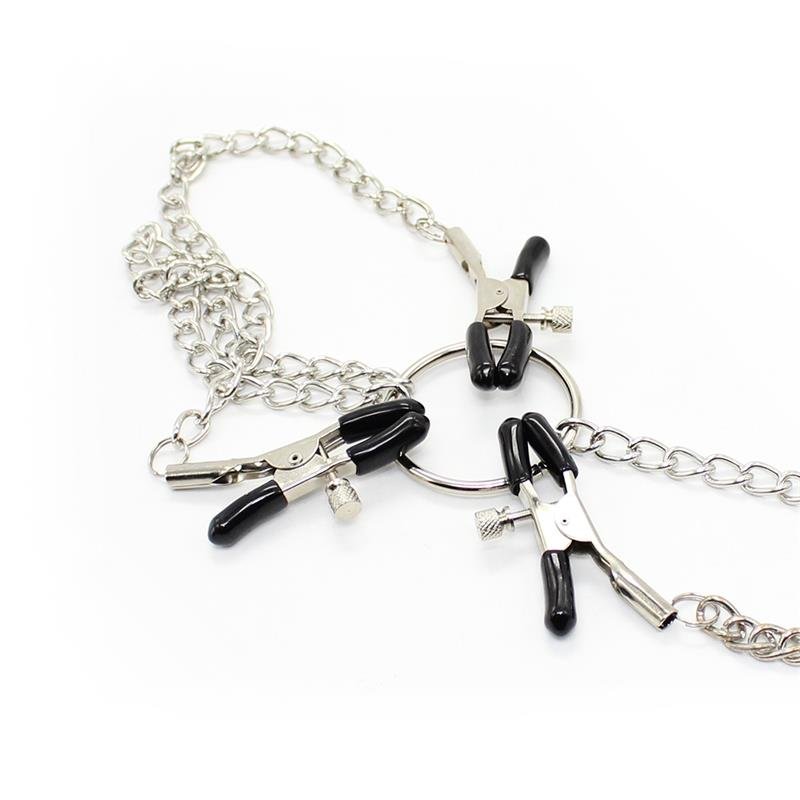 Nipple Clamps and Clit Clamps with Chain Metal - Image 3