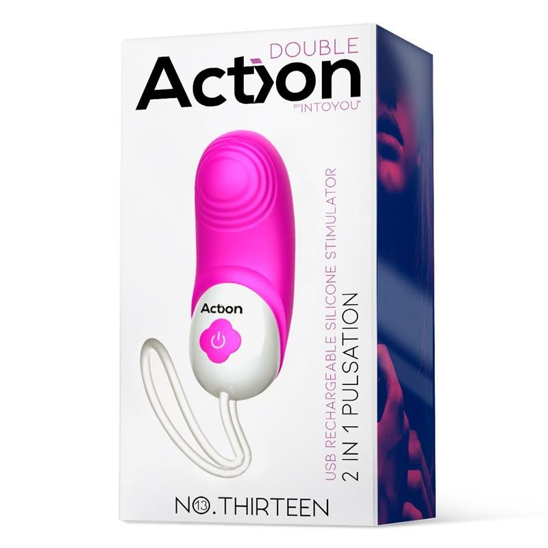 No. Thirteen Stimulator 2 in 1 Vibration and Pulsation - Image 2