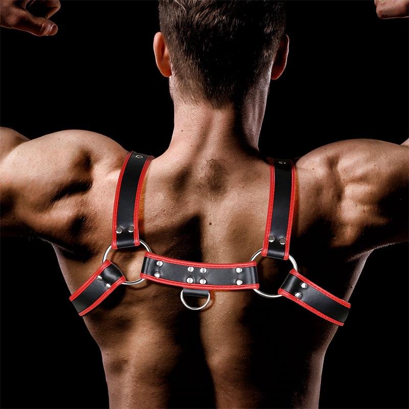 Odiseo Chest Bondage Harness for Men Vegan Leather - Image 3