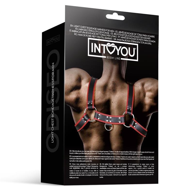 Odiseo Chest Bondage Harness for Men Vegan Leather - Image 5