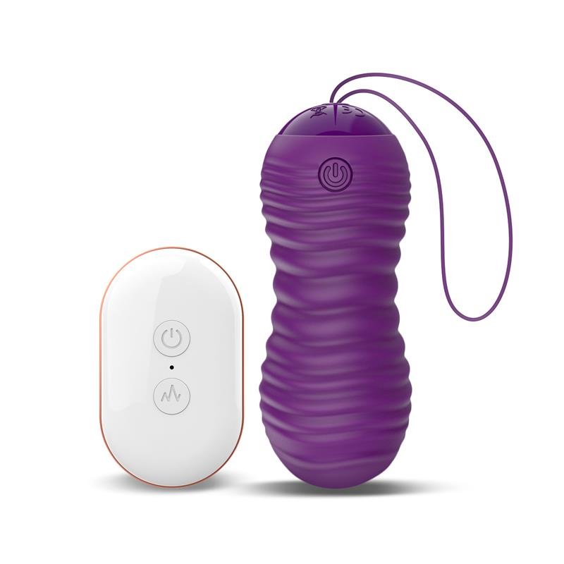 Orio Huevo Vibrating and Telescopic Up and Down Movement Remot Control Purple - Image 2