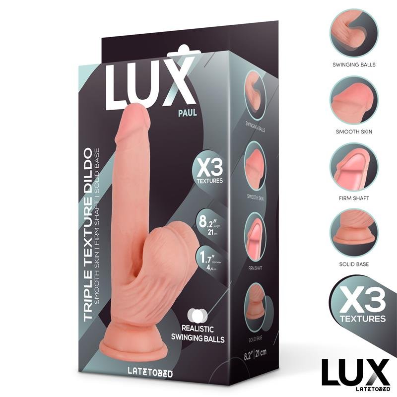 Paul Triple Density Dildo with Swinging Balls 8.2 - Image 7