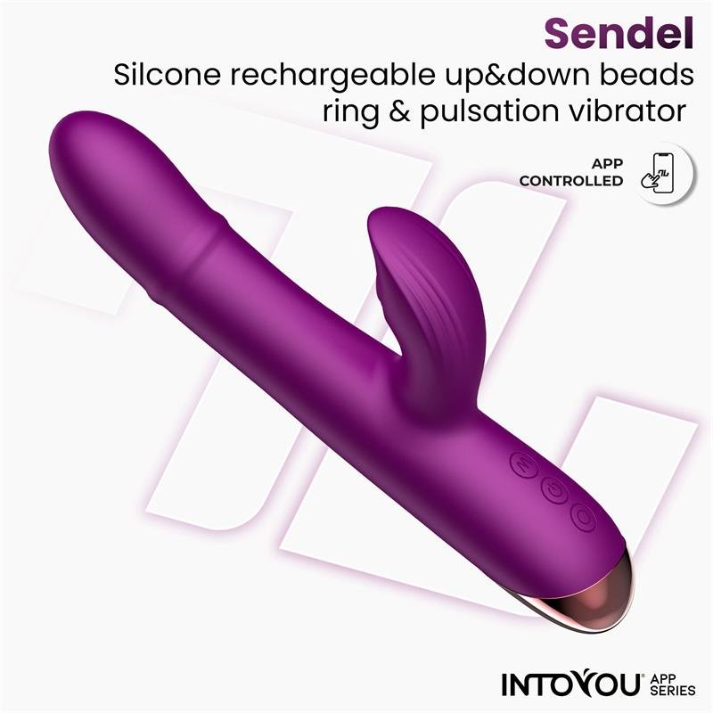 Sendel Vibe with Up and Down Internal Beads Ring and Pulsation with App - Image 3