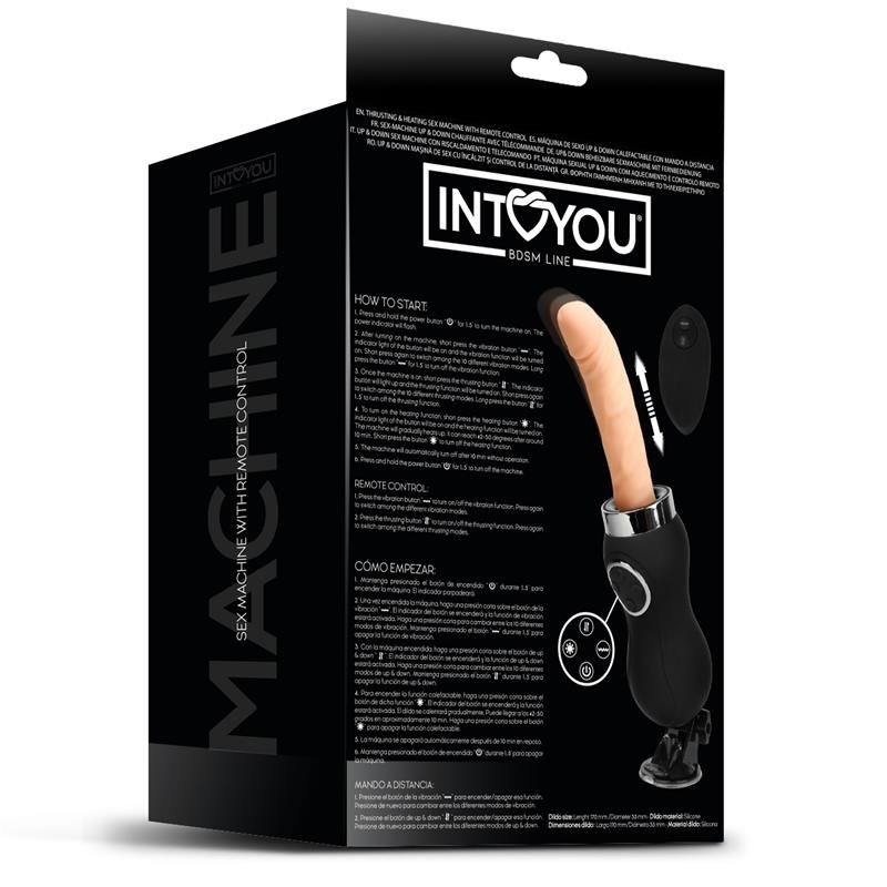 Sex Machine Vibration, Thrusting and Heat Remote Control USB - Image 7