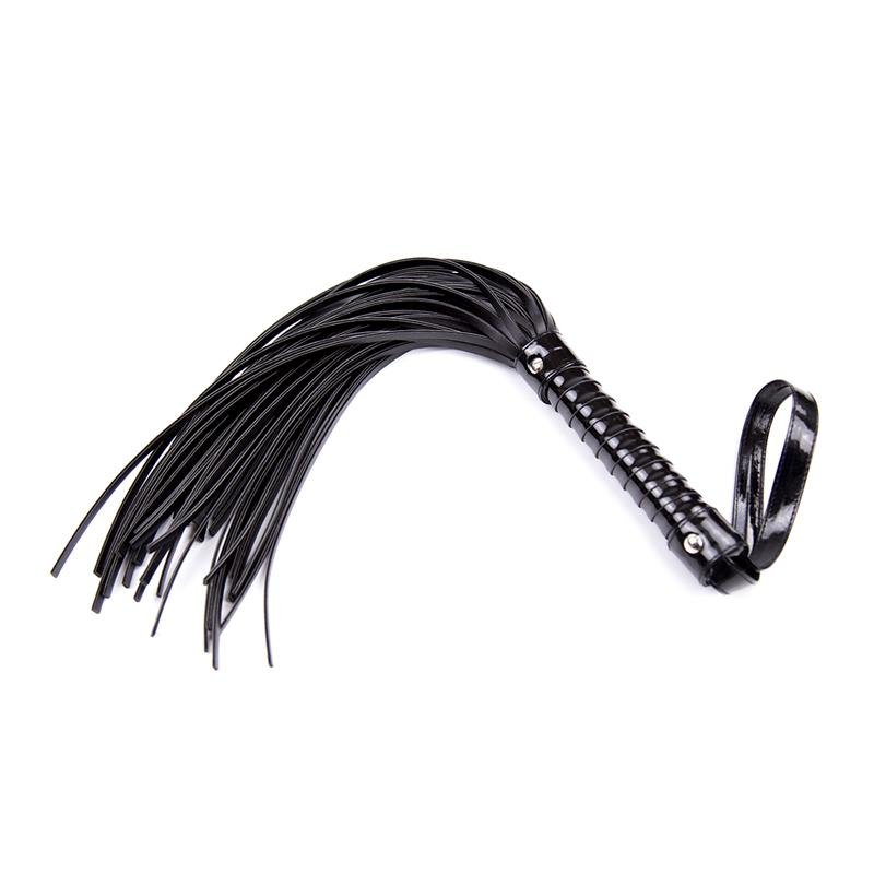 Shinny Handle Flogger 44 cm Black - Image 3