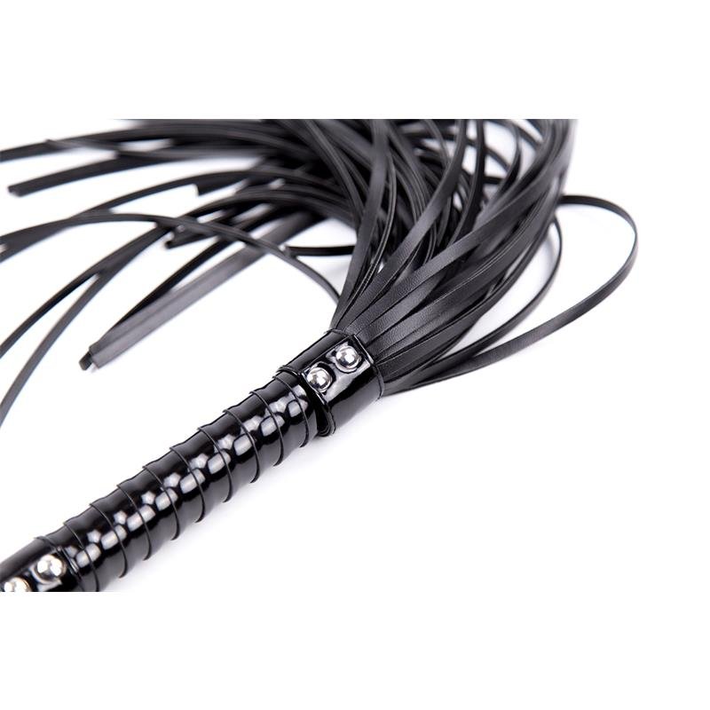 Shinny Handle Flogger 44 cm Black - Image 4