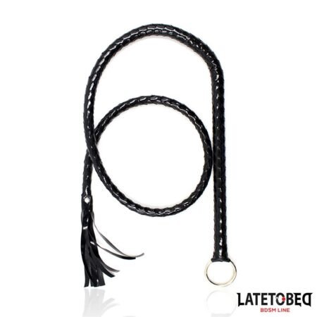 Shiny Black Long Whip 138cm