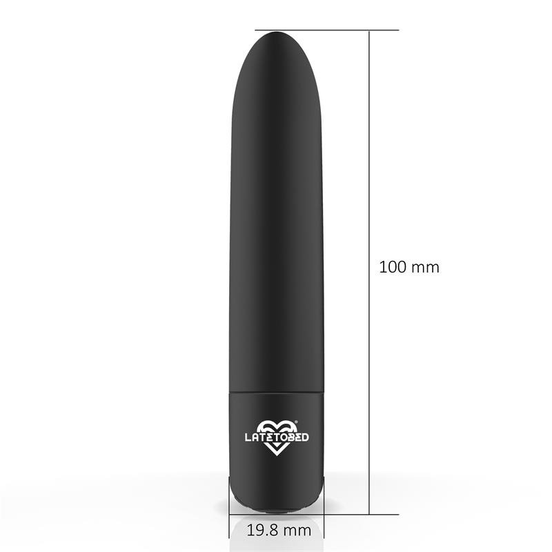 Shoty Vibrating Bullet USB 10 Speeds Powerful Motor Black - Image 8
