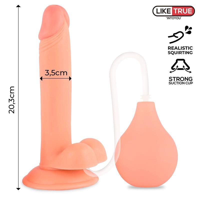 Squirtz Squirting Realistic Dildo 8 - 20.3 cm - Image 5