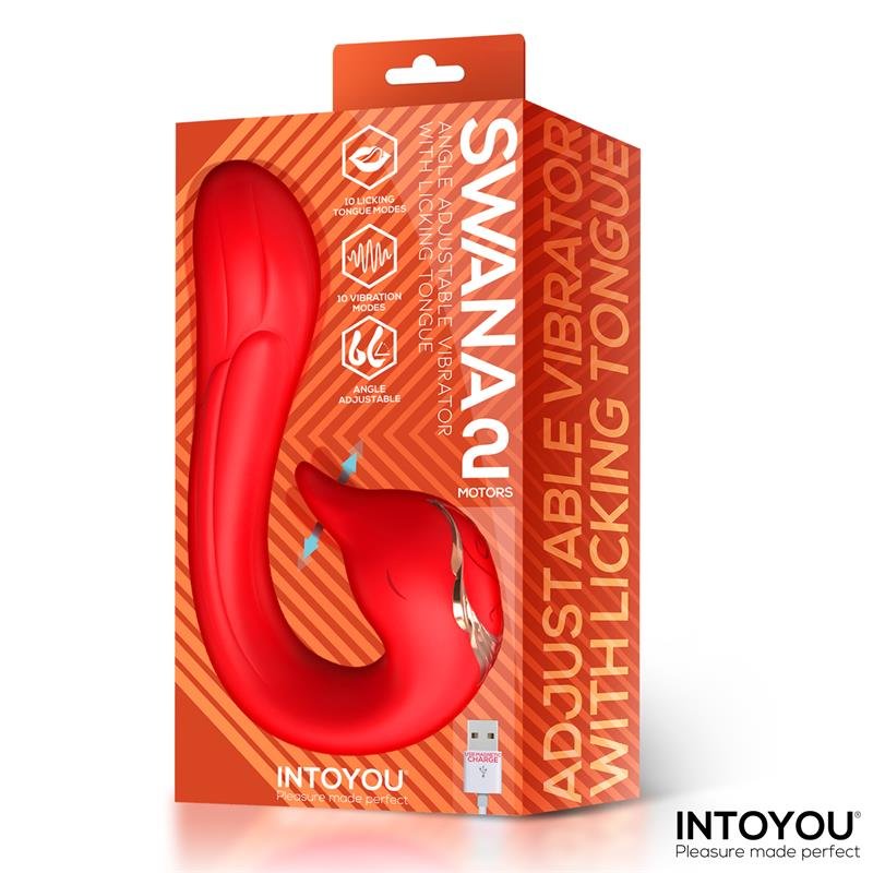 Swana Vibrator Licking Tongue with Angle Adjustable - Image 9