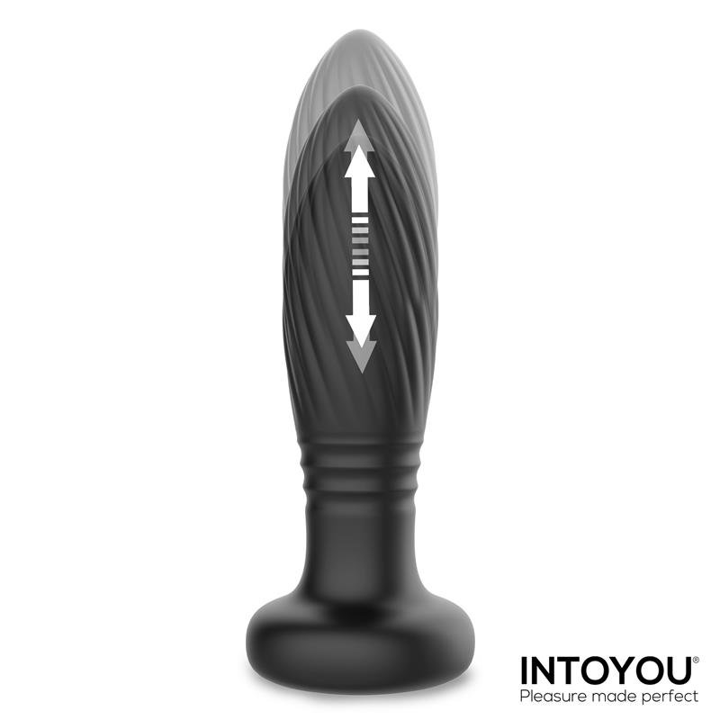 Tainy Thrusting Led Lighted Anal Plug with Remote Control - Image 4