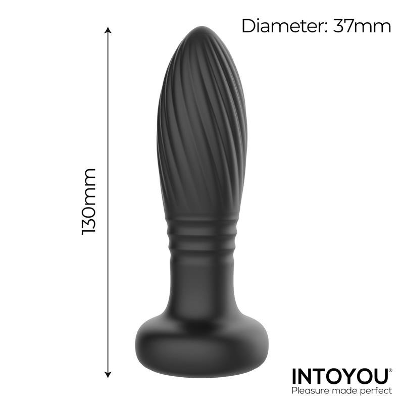 Tainy Thrusting Led Lighted Anal Plug with Remote Control - Image 8