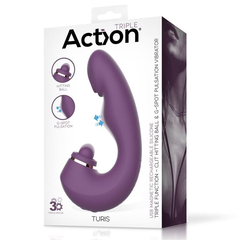 Turis Soft Hitting Ball with G-Spot Pulsation and Vibration - Image 8