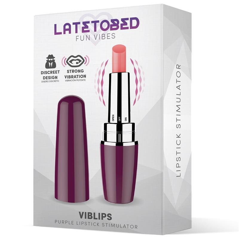 Viblips Lipstick Stimulator Purple - Image 2