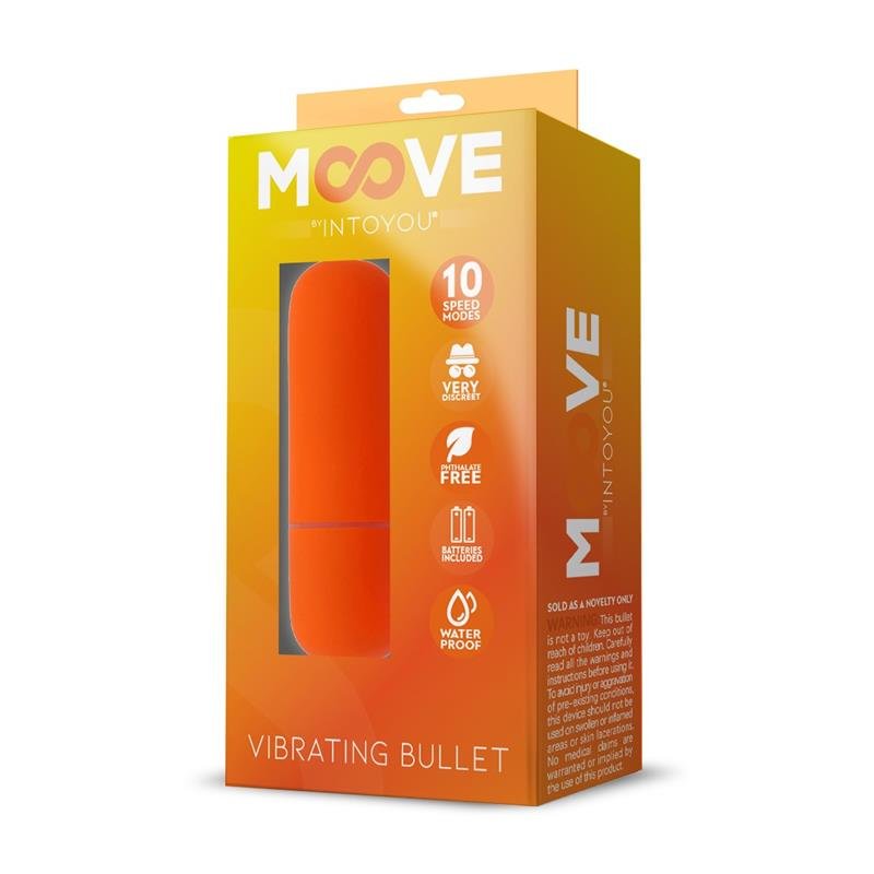 Vibrating Bullet 10 Speeds Orange - Image 2