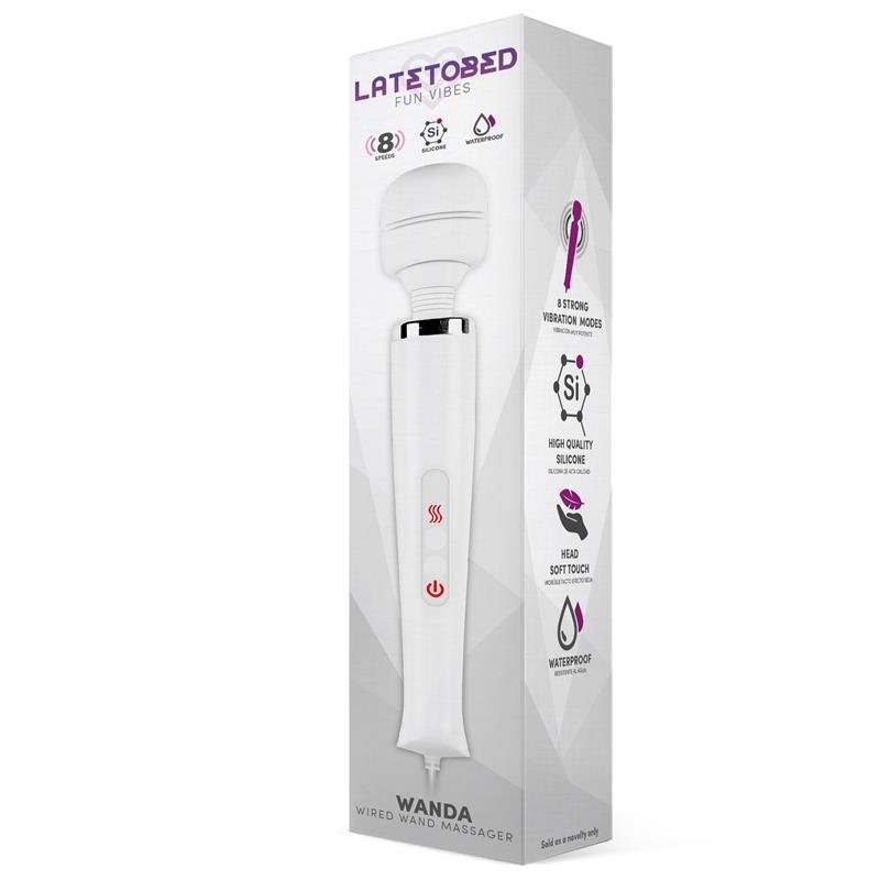 Wanda Wired Wand Massager White - Image 2