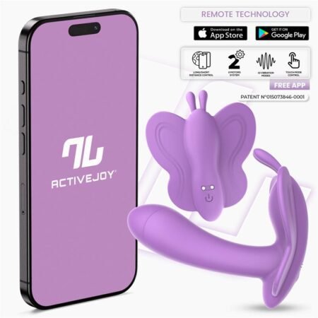 Wingy Butterfly Vibrator with App Lavender