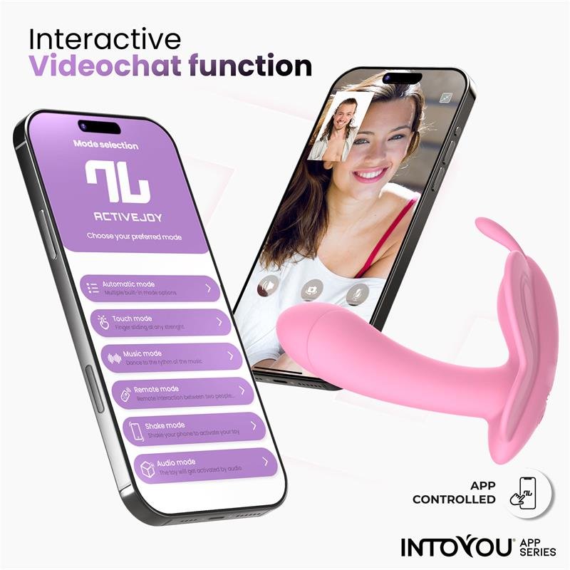 Wingy Butterfly Vibrator with App Pink - Image 10