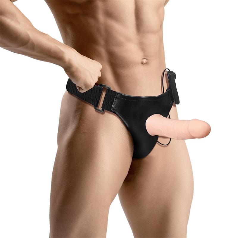 Wobox Detachable Strap-On with Hollow Dildo, Vibration and Remote Control - Image 3