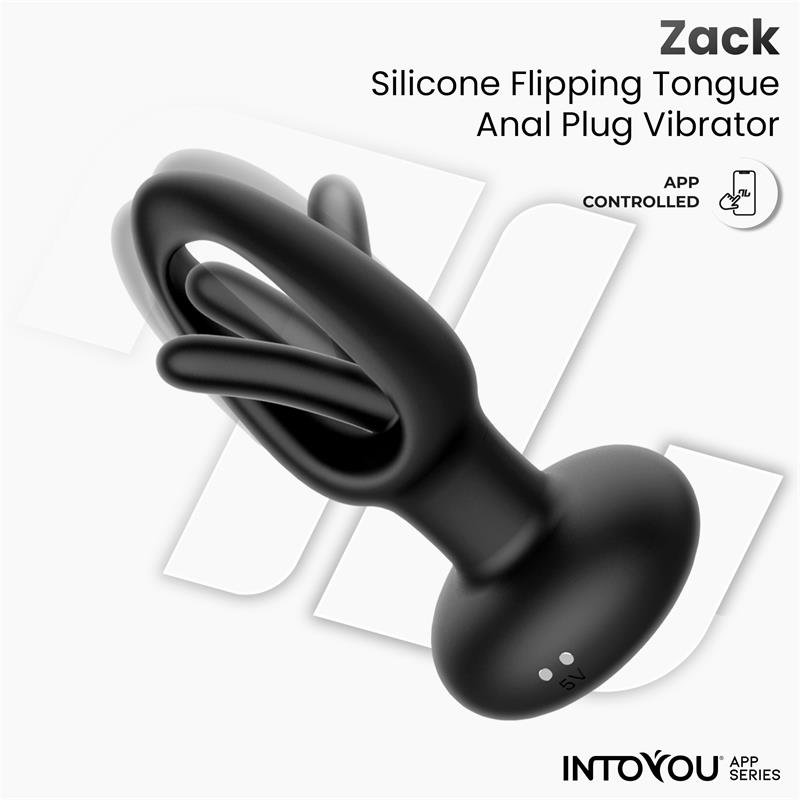 Zack Anal Plug with Flipping Tongue and Vibration with App - Image 4