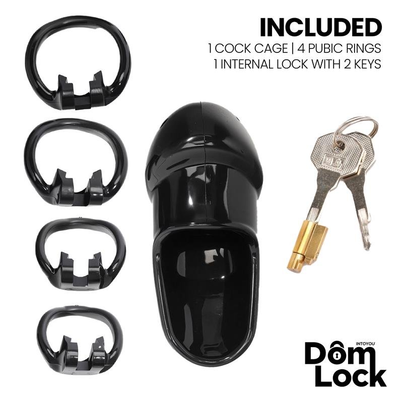 Closure Chastity Cage with Internal Lock - Image 4