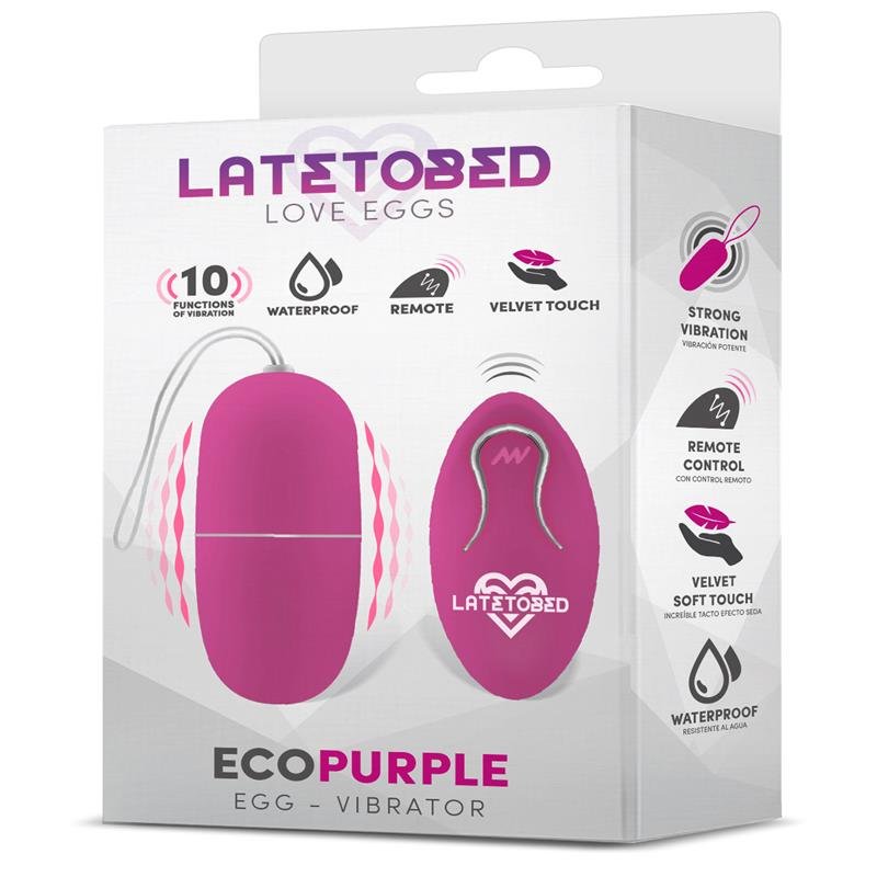 Ecopurple Vibrating Egg with Remote Control - Image 2