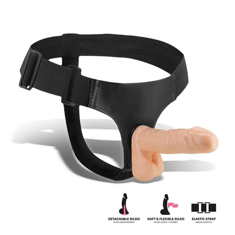 Flaxy Strap-On Harness with Detachable and Flexible Dildo - Image 2