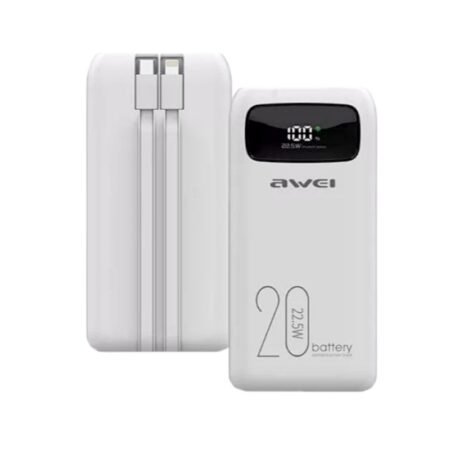 Powerbank - P169K - 20.000mah - AWEI - 002981 - White