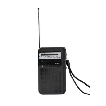 Επαναφορτιζόμενο ραδιόφωνο mini - PR-1013 - 010139 - Black