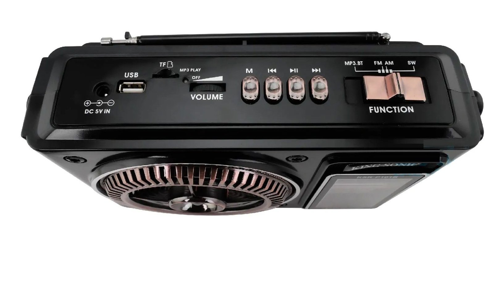 Επαναφορτιζόμενο ραδιόφωνο - PX-101BT - 020023 - Black - Image 2