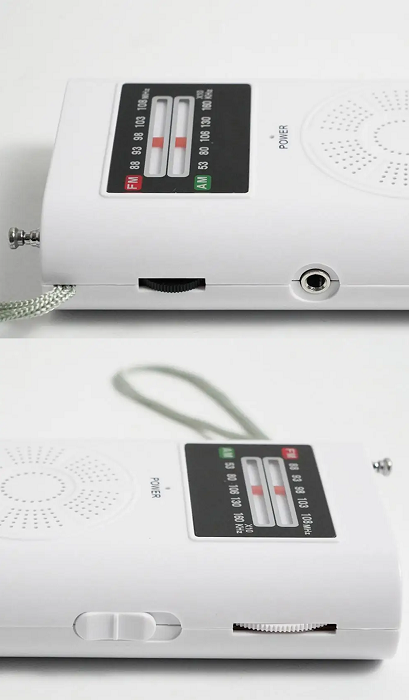 Φορητό ραδιόφωνο mini - PR-206 - 802063 - White - Image 2