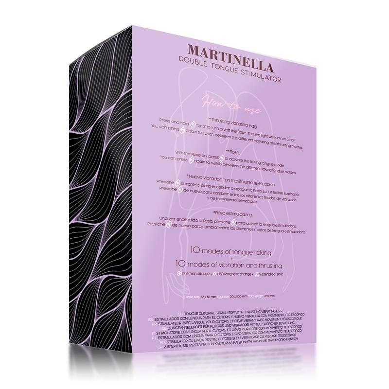 Martinella Double Tongue Cliris Stimulator and Thrusting Egg - Image 5