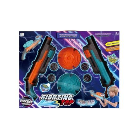 Σετ σβούρες με όπλο Spinner - A138-28 - 245262