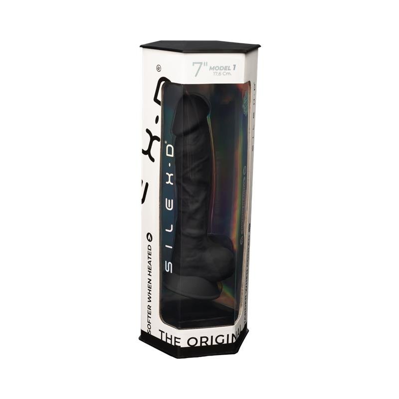 Dildo Dual Density Mod. 1 - 7 Black - Image 6