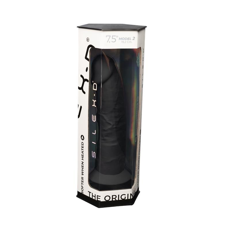 Dildo Dual Density Mod. 2 - 7.5 Black - Image 5
