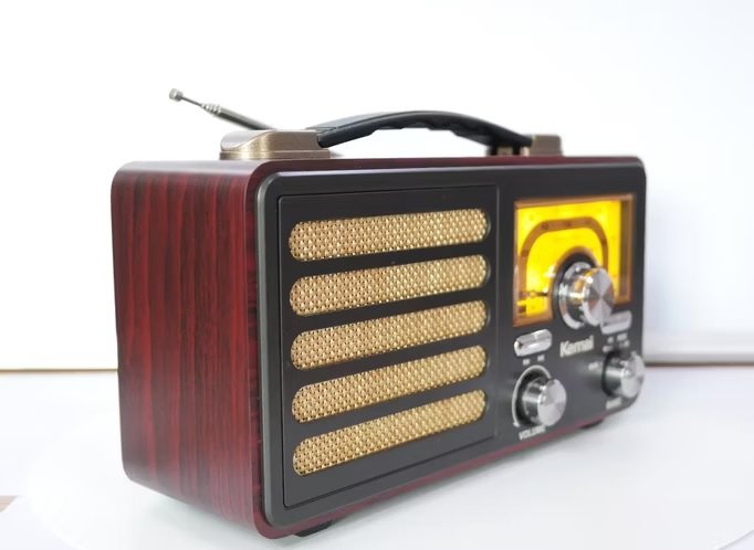 Επαναφορτιζόμενο ραδιόφωνο Retro - M1912-BT - 119125 - Grey - Image 2