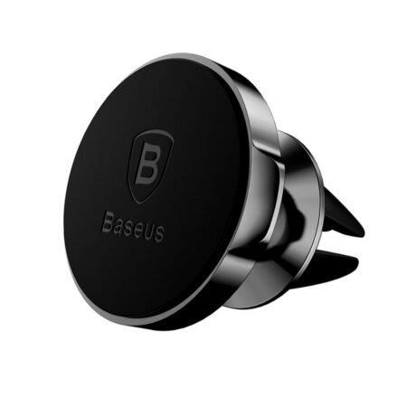 Baseus - Car Holder (SUER-A01) - Magnetic Strong Grip, Air Vent Installation, 360°, Small Size, Universal - Black