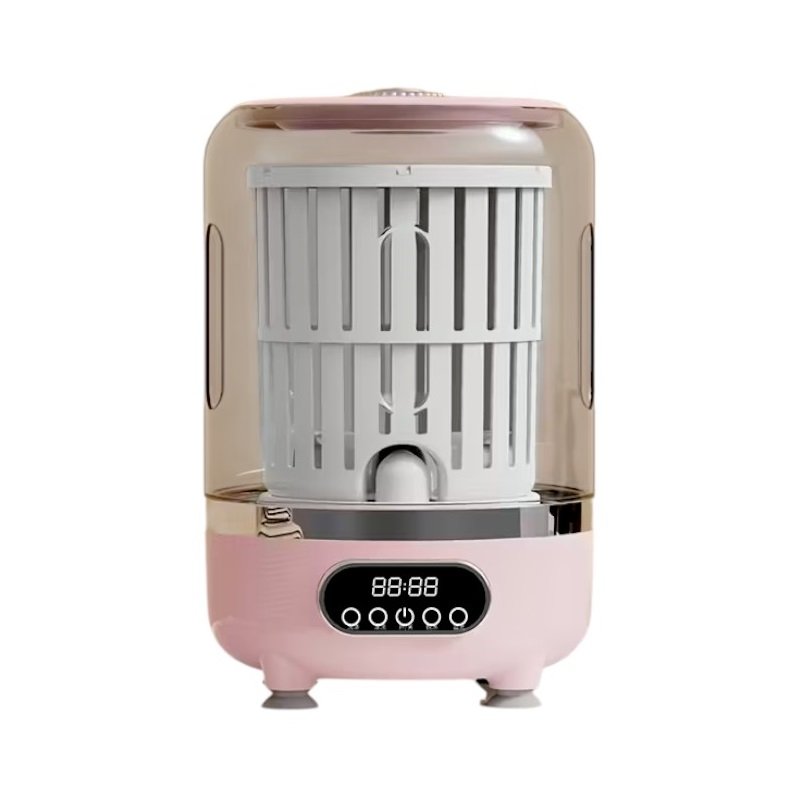 Φορητό επαναφορτιζόμενο πλυντήριο ρούχων mini - HP909 - 457658 - Pink