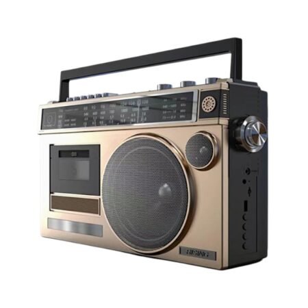 Φορητό ραδιόφωνο & κασετόφωνο με Bluetooth - GLB910 - 718211 - Brown