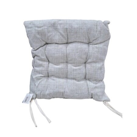 Μαξιλάρι καρέκλας διπλής όψης - 40x40cm - 720190 - White/Grey