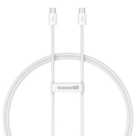 Baseus - Data Cable (P10365200211-01) - Type-C to Type-C, 30W, 2m - Moon White