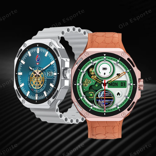 Σετ Smartwatch με 7 λουράκια - V18 Pro Max - 814116 - Silver - Image 4