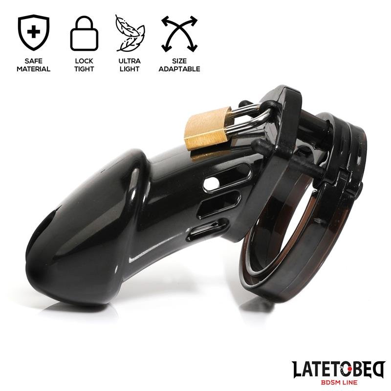 Chastity Penis Cage Long Black